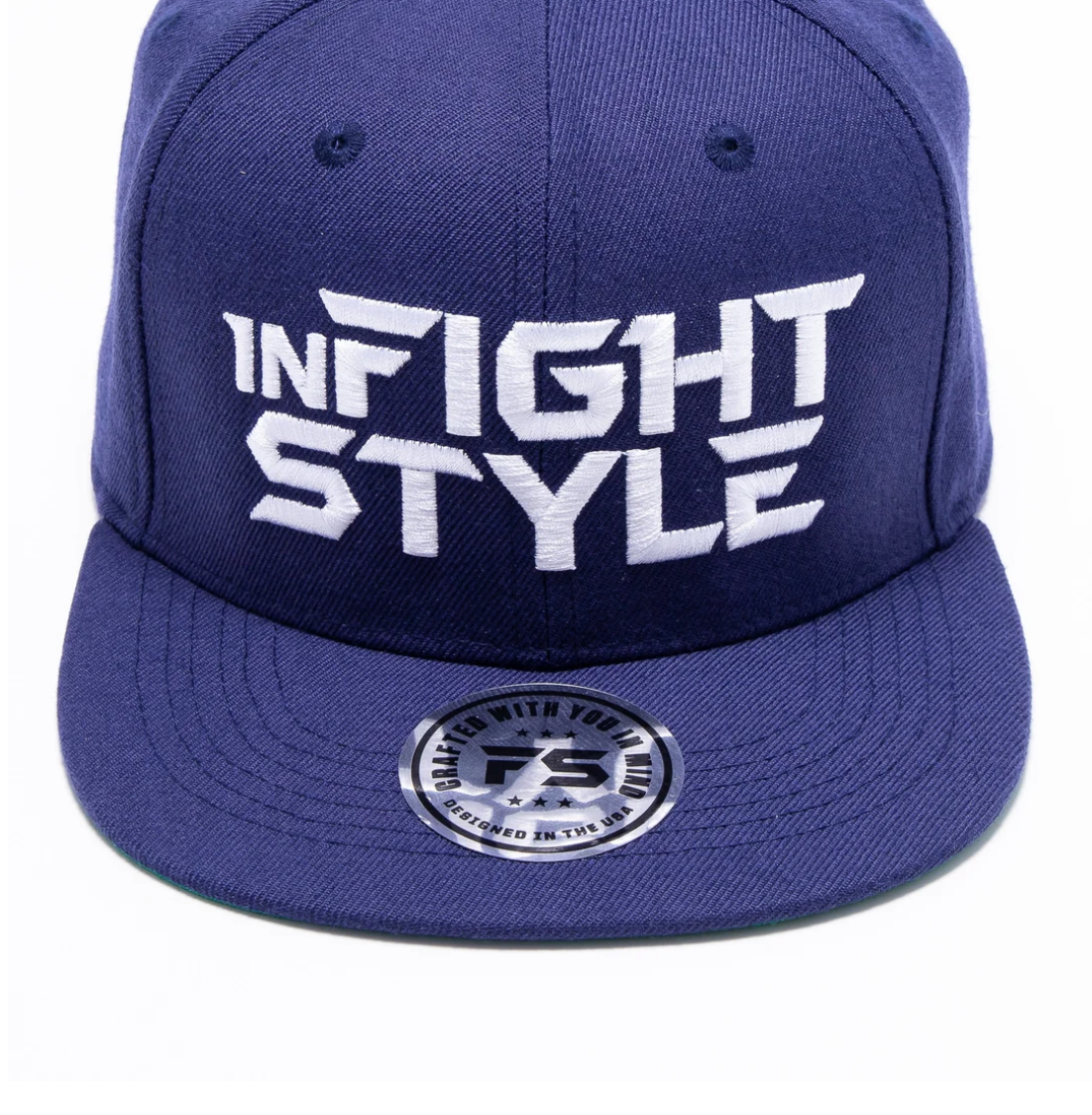 Infighstyle Snap Back Hat - Black/Red/Navy Blue