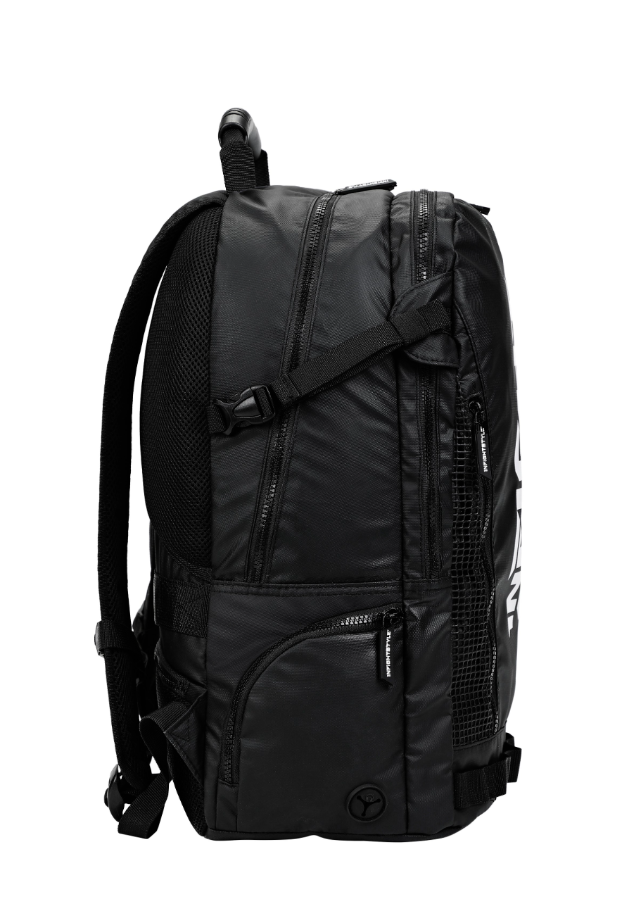 Stylish and practical, the Ultimate Urban Trainer Backpack by InfightStyle enhances your training sessions.