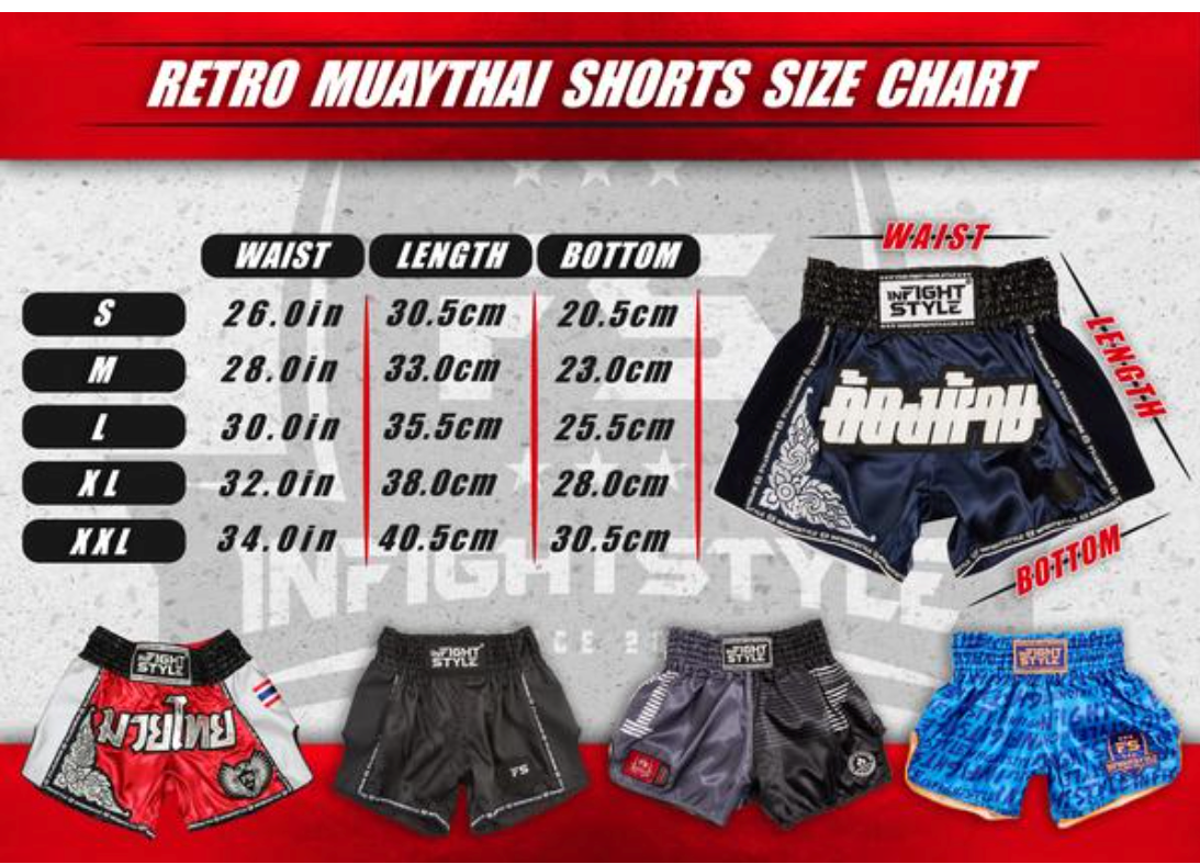 Mono Nylon Lotus Noen Blue Muay Thai Shorts