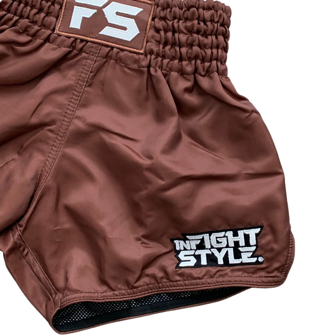 FS Utility Muay Thai Retro Training Short - Brown