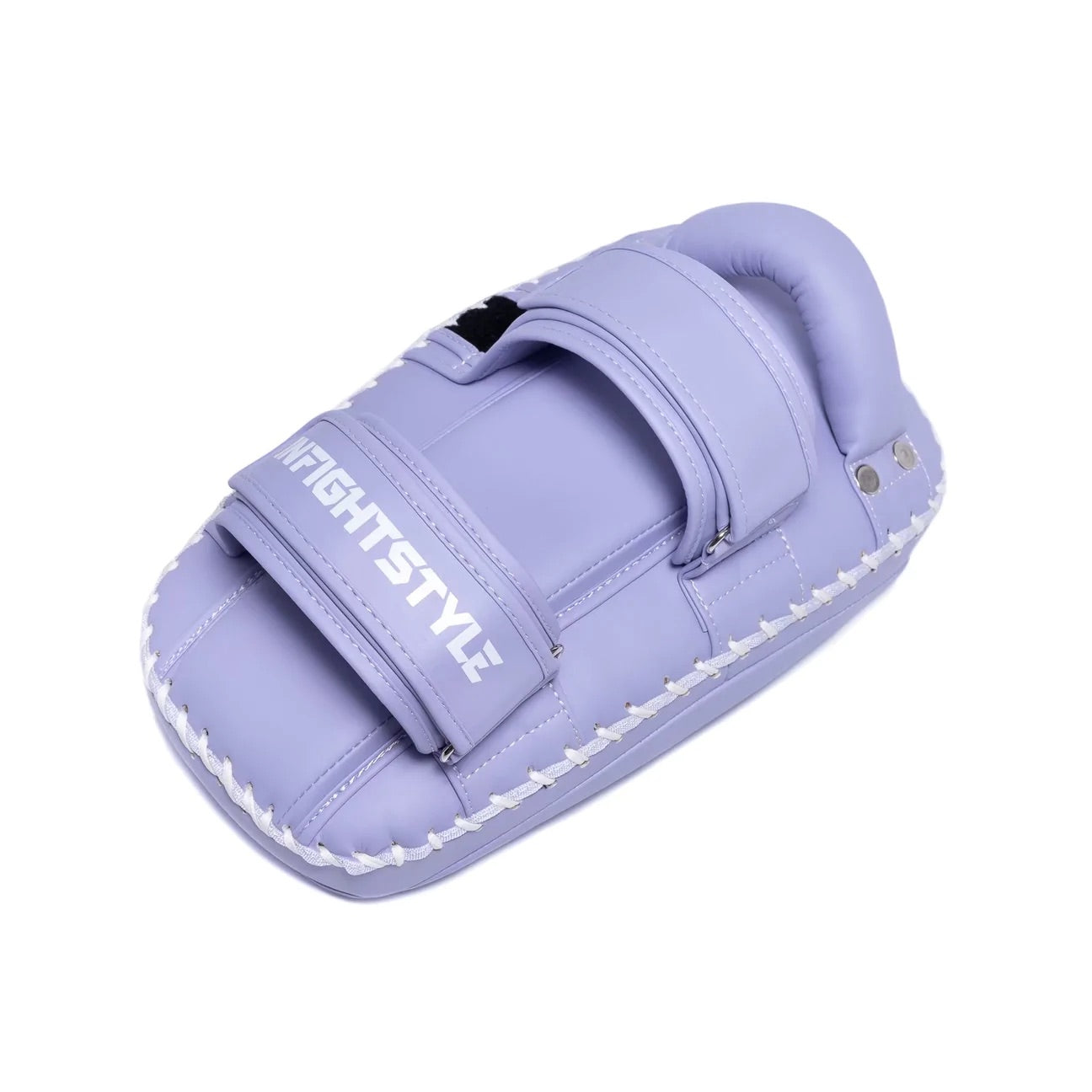 Infightstyle Double Strap Semi Leather Muay Thai Kick Pad - Pale Purple