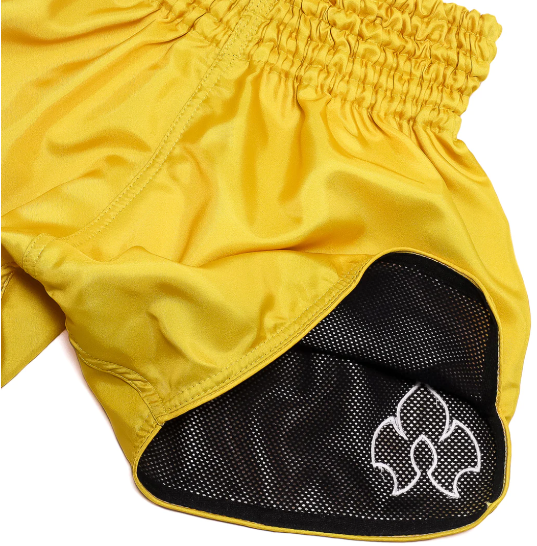 FS Utility Muay Thai Retro Training Short - Yellow