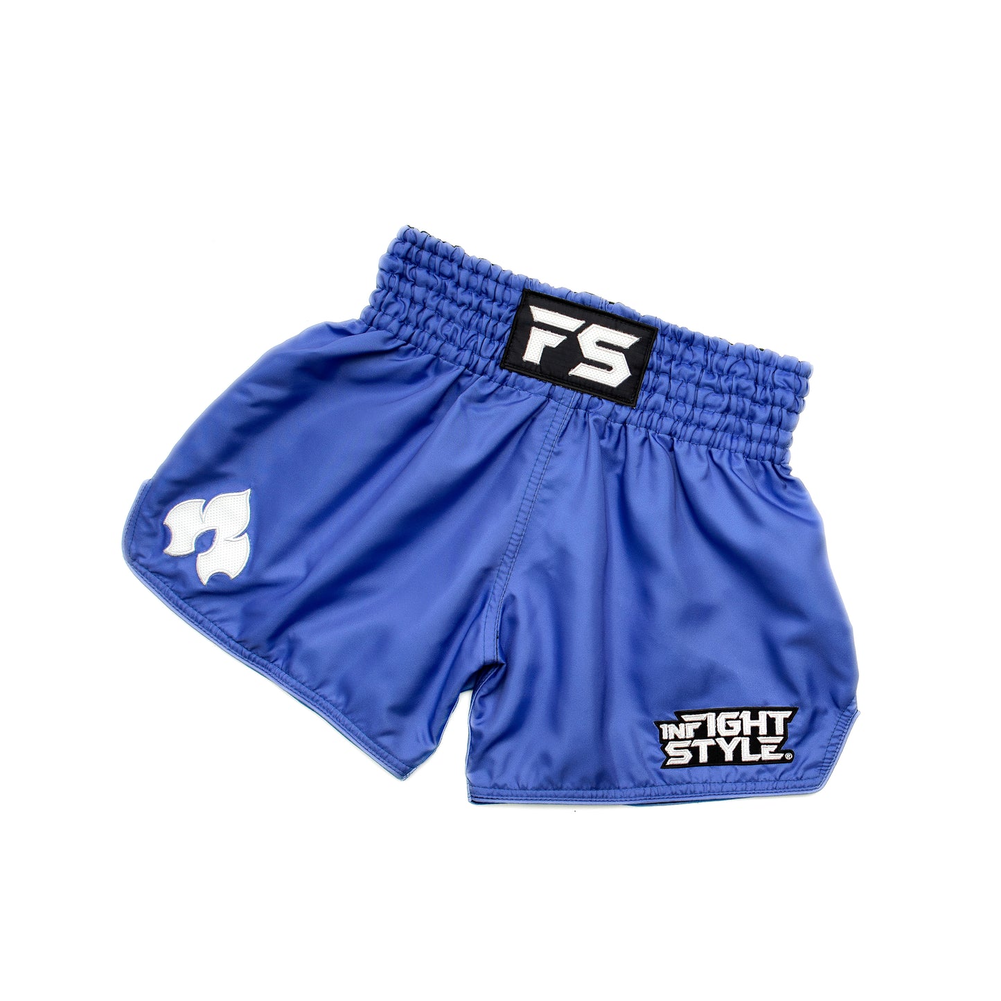 InFightStyle Utility Muay Thai Retro Athletic Training Short - Sleek Purple