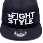 Infighstyle Snap Back Hat - Black/Red/Navy Blue