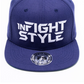 Infighstyle Snap Back Hat - Black/Red/Navy Blue