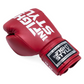 Infightstyle Pro Compact Muay Thai Boxing Glove | High-Grade Semi Leather | Red