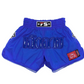 Mono Nylon Lotus Royal Blue Muay Thai Shorts | Embracing Tradition with Performance in Mind
