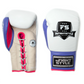 Limited Edition Classic Lace Up - Ice Creams boxing gloves feature pink nylon, reflective lace, and cowhide leather.