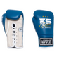 Heritage Lace Up Boxing Gloves - Classic Blue with soft padding for comfort and lace-up closure from InFightStyle.