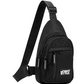 Limited Edition Urban Sling Bag in black with multiple zip pockets and Infight Style branding.