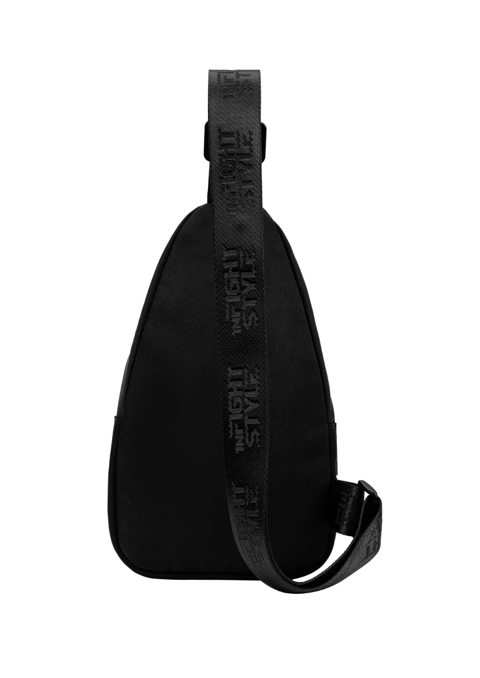 Limited Edition Urban Sling Bag in black with branded strap.