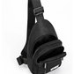 Limited Edition Urban Sling Bag in black with multiple zip pockets and adjustable strap.