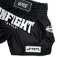 Tickets Retro Domino Muay Thai Training Shorts - Made In Thailand - Black