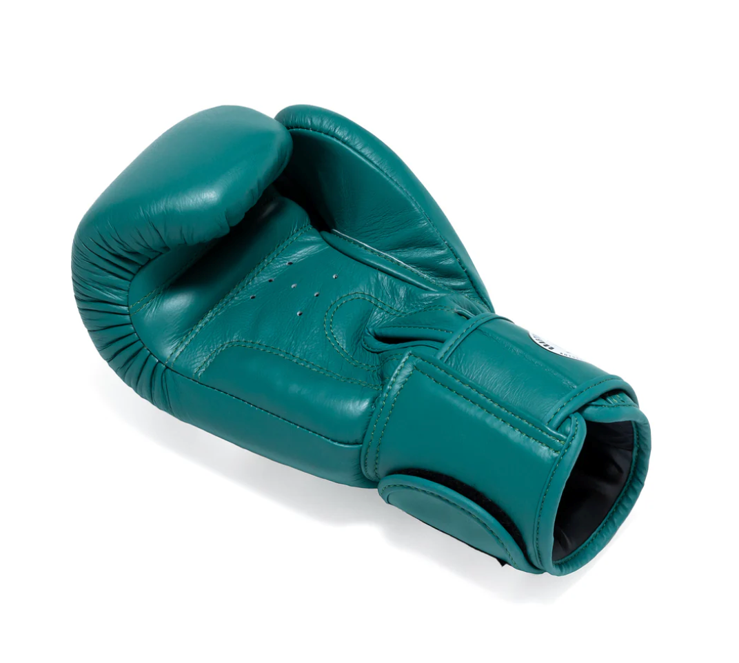 InfightStyle Muay Thai Boxing Pro Classic Gloves | Leather | Premium Fit | Antique Green
