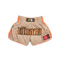 Nylon Lotus Retro Muay Thai Training Shorts | Burnt Orange