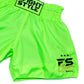 Neon Thrive: FS Classic Muay Thai Athletic Training Shorts in Striking Green