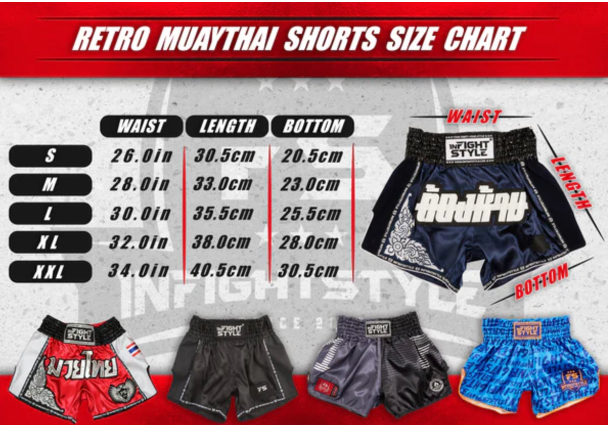 FS Classic Muay Thai Retro Short - Neon Green