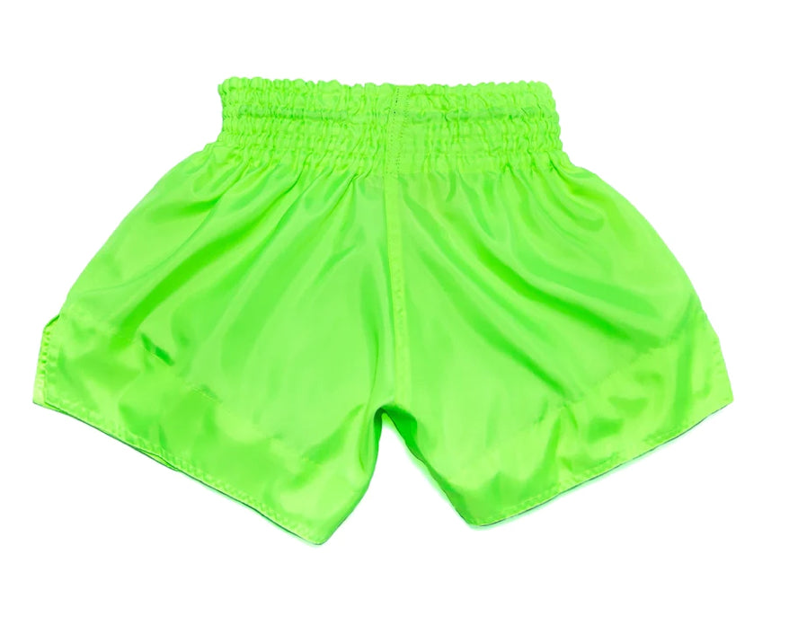 FS Classic Muay Thai Retro Short - Neon Green