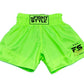 FS Classic Muay Thai Retro Short - Neon Green
