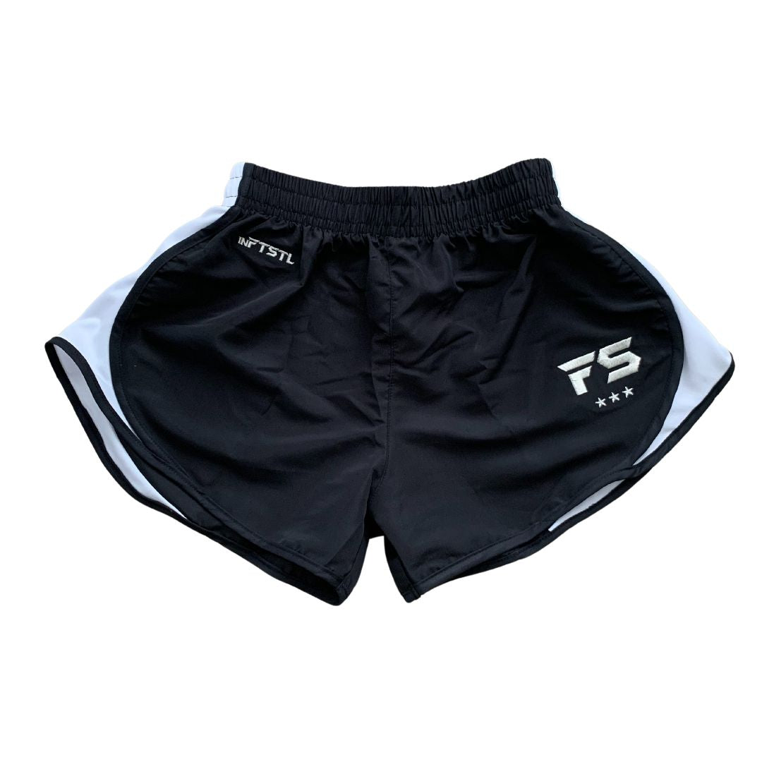 EZ-Fight Muay Thai Shorts - Black/white