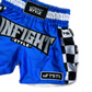 FINISH LINE MUAY THAI TRAINING RETRO SHORTS - BLUE