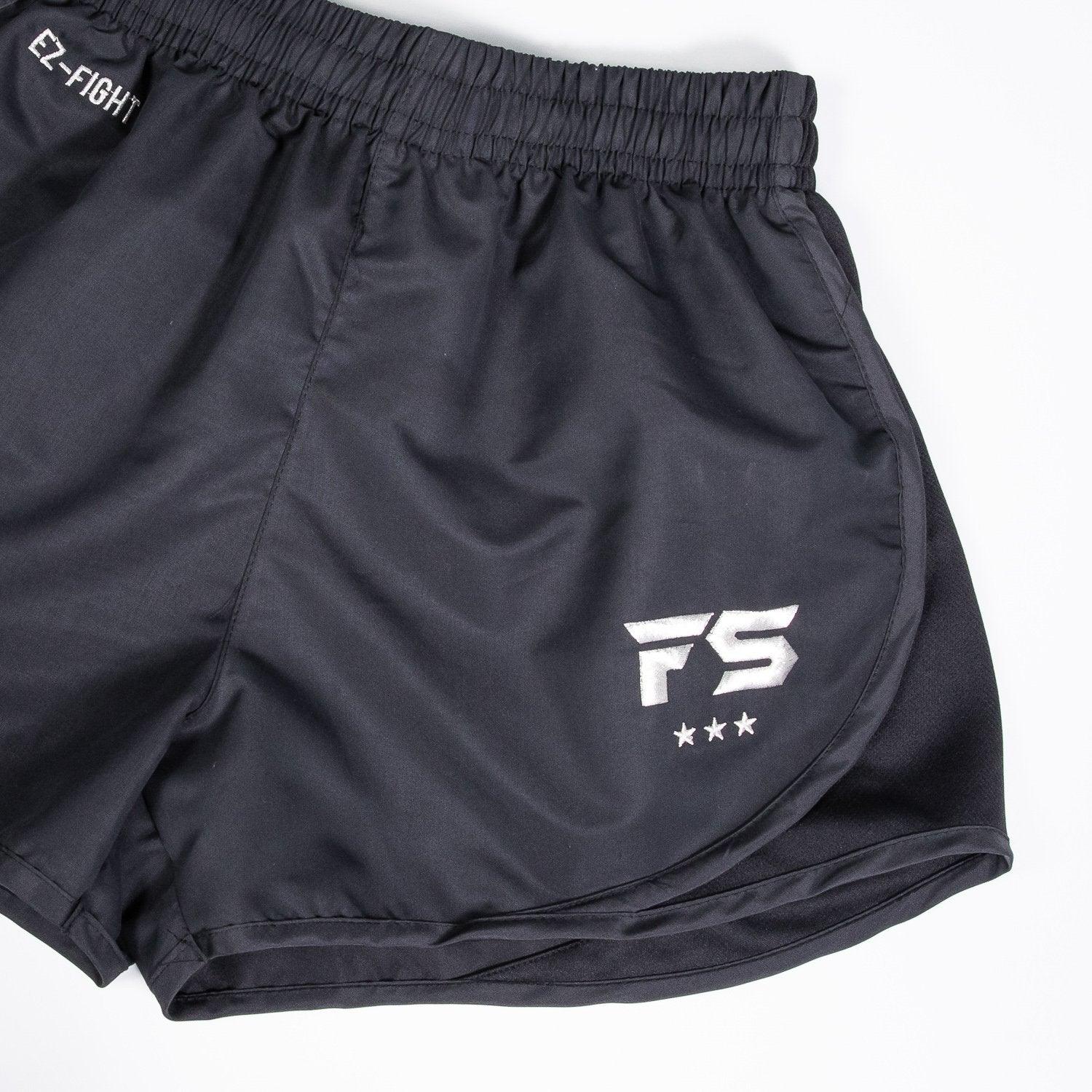 EZ-Fight Shorts - BLACK - InFightStyle Canada 