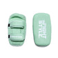 Infightstyle Double Strap Semi Leather Muay Thai Kick Pad - Pale Green