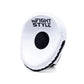 InFightStyle Muay Thai Boxing Focus Punch Mitts - White