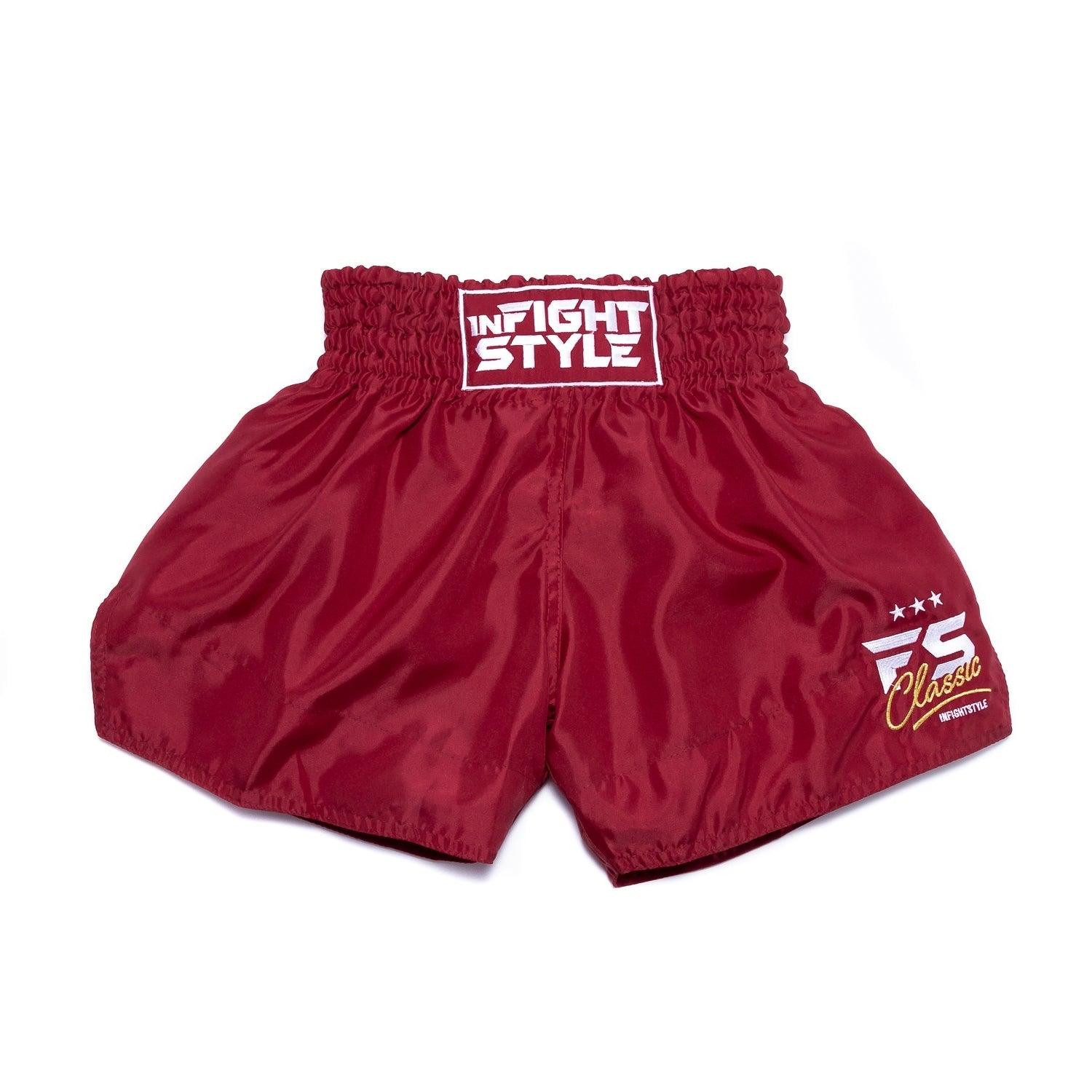 FS Classic Retro Short - Red - InFightStyle Canada 