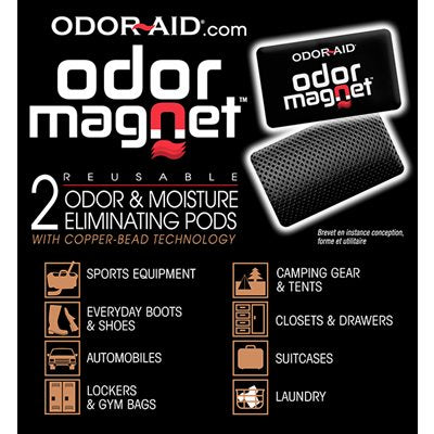 ODOR AID ODOR MAGNET PODS - BOXING GLOVE + GYM BAG ODOR INSERT