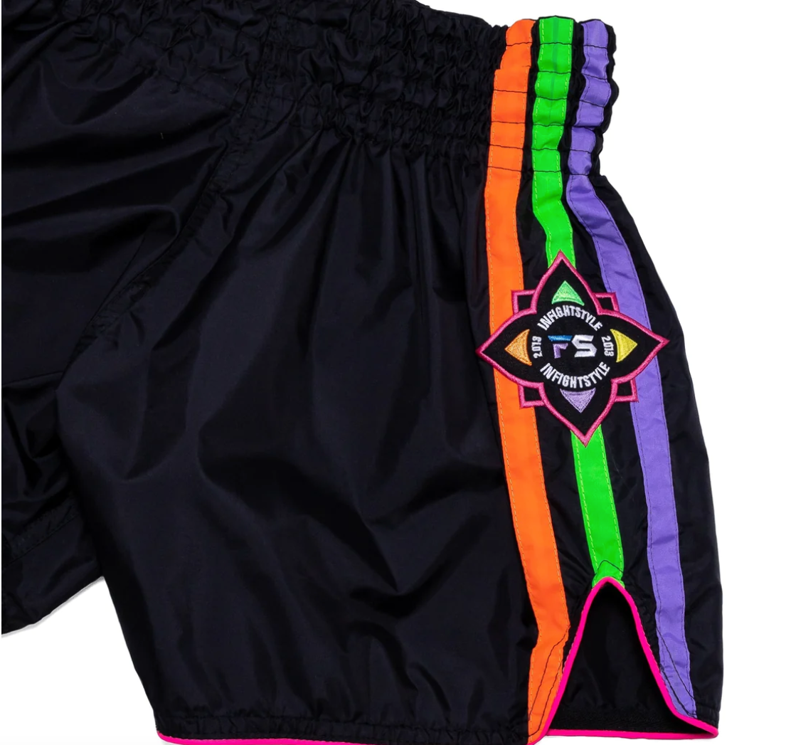 Mono Nylon Lotus Muay Thai Training Short | Prisma