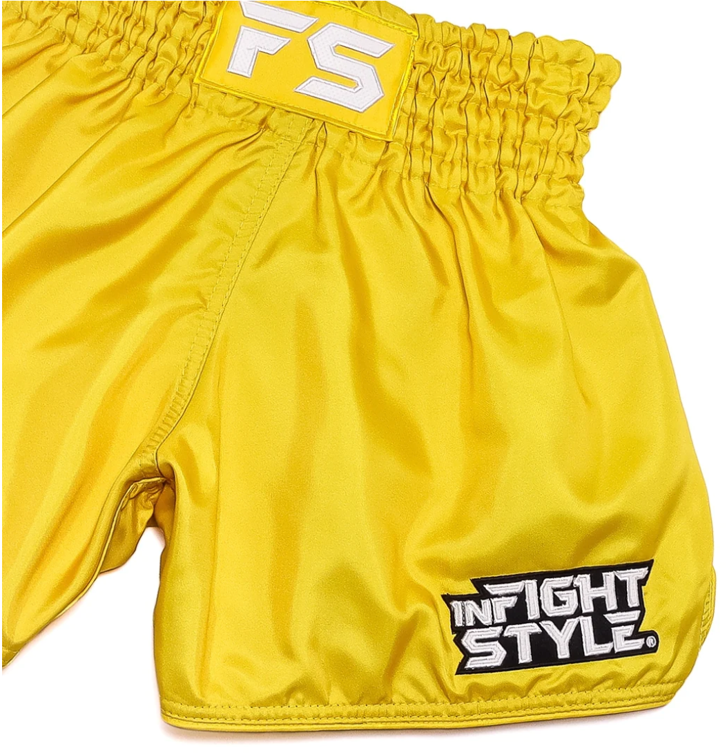 FS Utility Muay Thai Retro Training Short - Yellow