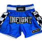 FINISH LINE MUAY THAI TRAINING RETRO SHORTS - BLUE