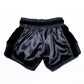 InFightStyle RT20 Retro Muay Thai Athletic Training Shorts | Vanta Black