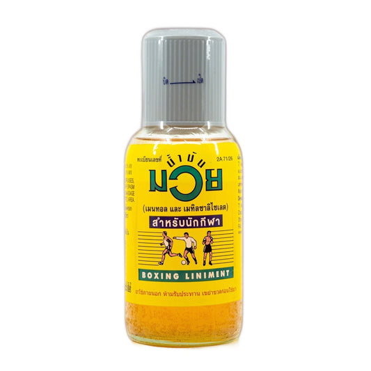 Discover the power of Namman Muay Thai Boxing Liniment Oil in the large 450ML bottle.