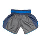 Infightstyle Big Ticket Athletic Muay Thai Training Short | Grey/Blue