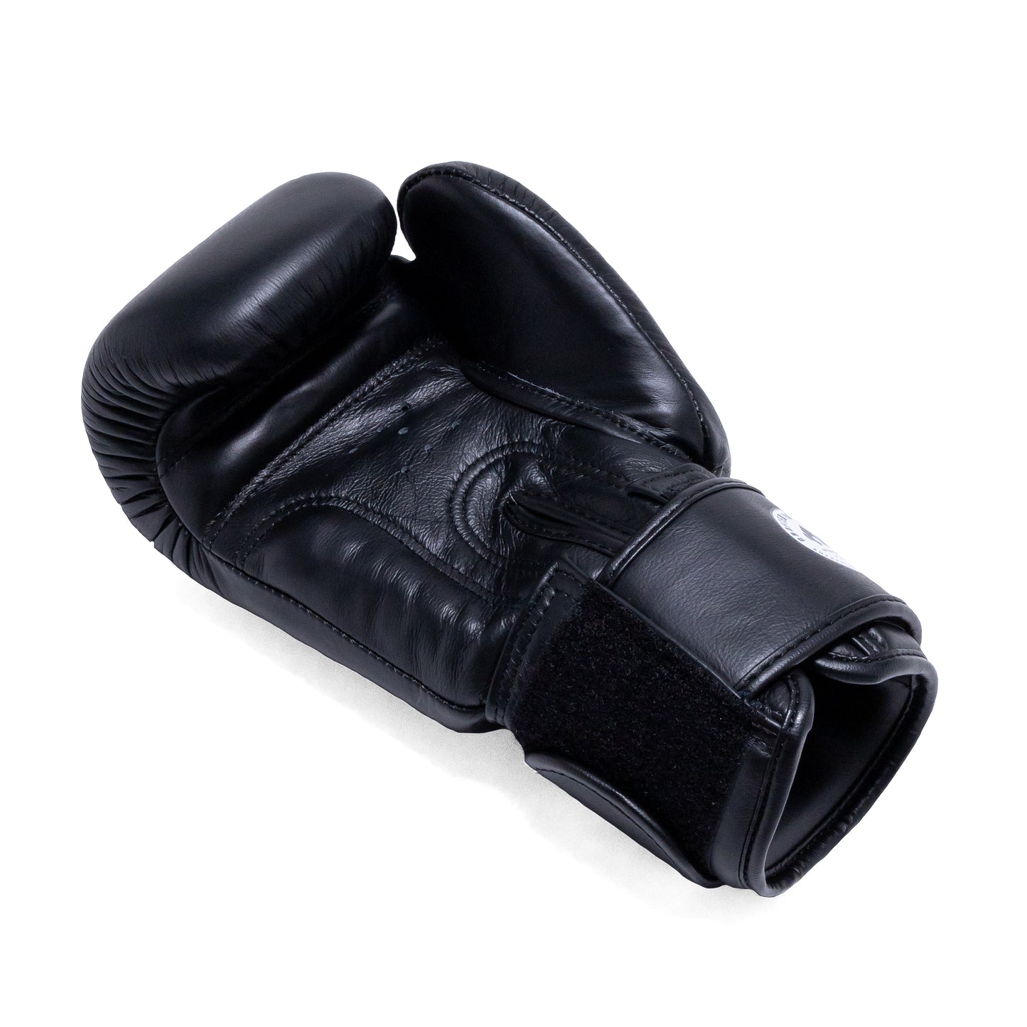 InfightStyle Muay Thai Boxing Pro Classic Leather Gloves - Black