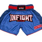 Infightstyle Big Ticket Muay Thai Athletic Training Short - Red/Blue