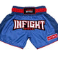 Infightstyle Big Ticket Muay Thai Athletic Training Short | Red/Blue InFightStyle Canada