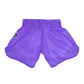 InFightStyle Nylon Lotus Retro Muay Thai Training Shorts | Purple Passion for Performance and Style INFIGHTSTYLE