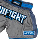 Infightstyle Big Ticket Athletic Muay Thai Athletic Training Short - Grey/Blue