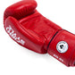 InfightStyle Muay Thai Boxing Pro Classic Leather Gloves - Red
