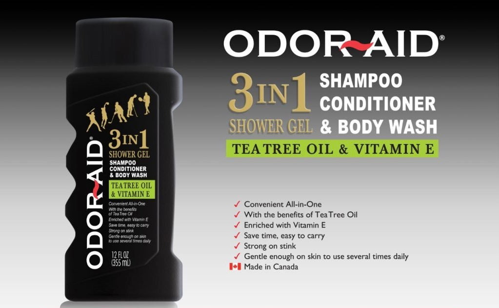 Odor Aid Anti-Bacterial Shower Gel - 355ML