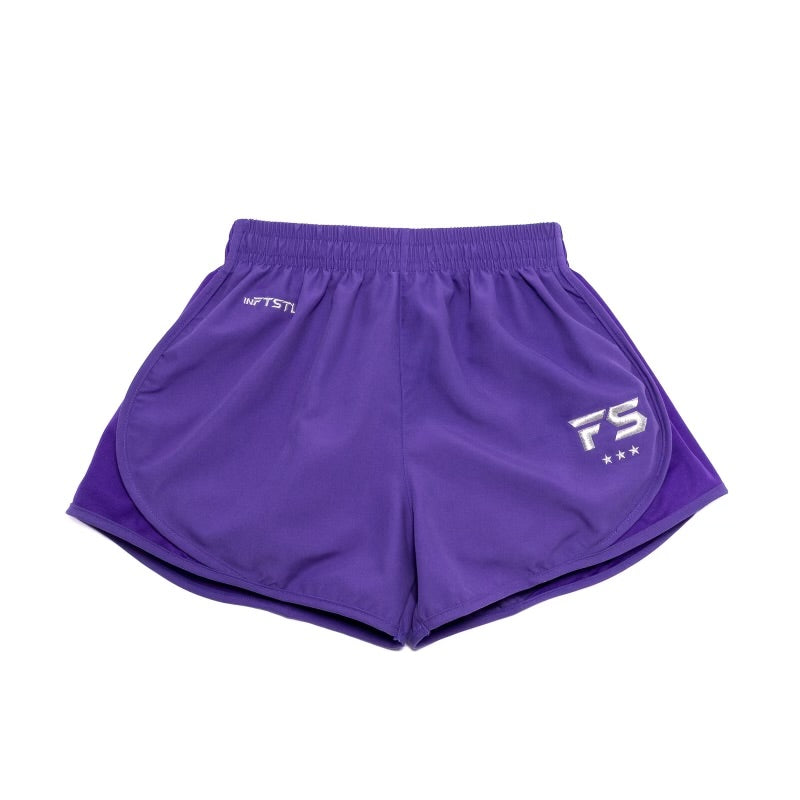 Ultimate Performance: EZ-Fight Muay Thai Athletic Training Shorts in Purple