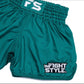 FS Utility Muay Thai Retro Training Short - Green