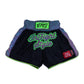 Astro "Green" Nylon Reflective Muay Thai Short - InFightStyle Canada 